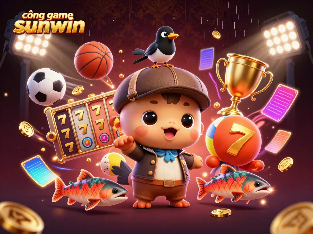 Engage with the cổng game sunwin, where 3D characters and casino elements create an exciting gaming environment.
