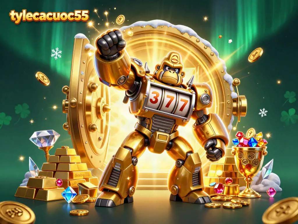 Experience the thrill of winning with tylecacuoc55 in an explosive casino adventure featuring spinning slot machines and treasures.