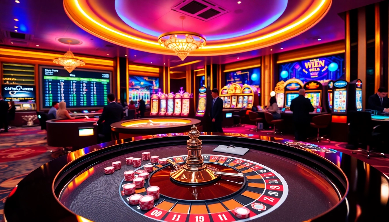 Experience thrilling gameplay at okfun okwin with vibrant casino visuals and engaging gaming activities.