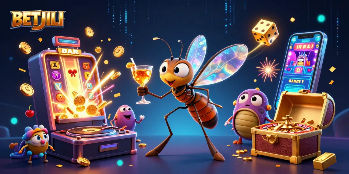 Experience BETJILI with vibrant 3D cartoon casino elements celebrating gaming excitement and rich cash rewards.