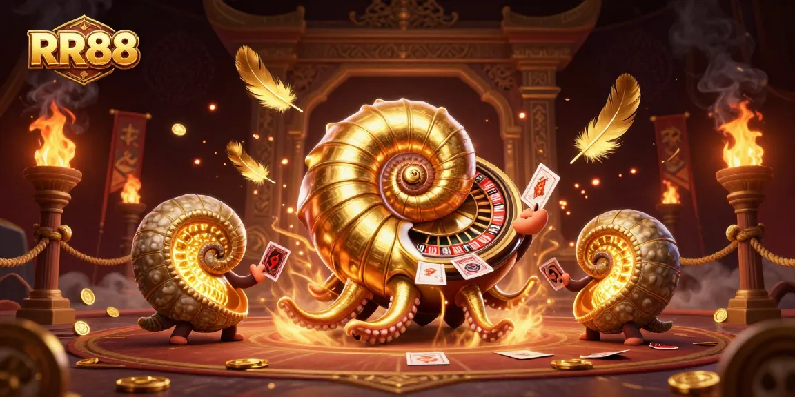 Experience the thrill of RR88's 3D casino world with dynamic characters and vibrant elements.