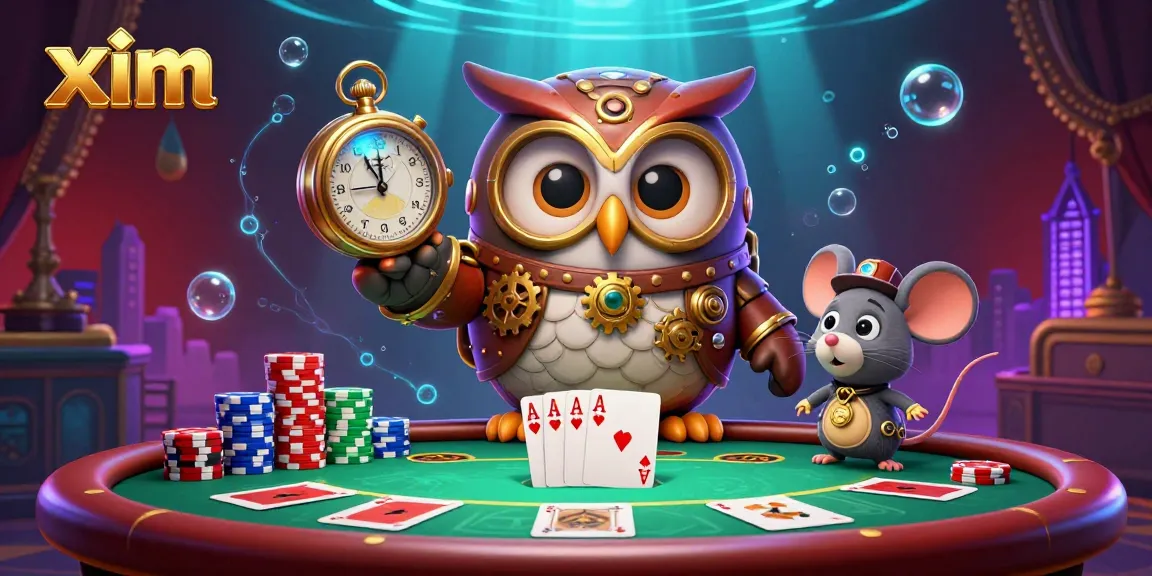 Engage with the vibrant casino scene showcasing xim in ultra-detailed 3D, filled with poker thrills and captivating characters.