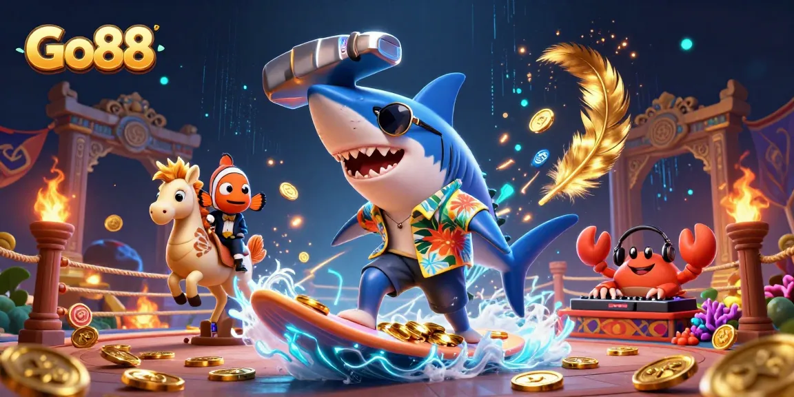 Play exciting games at Go88 while surfing on gold coins with dynamic characters!