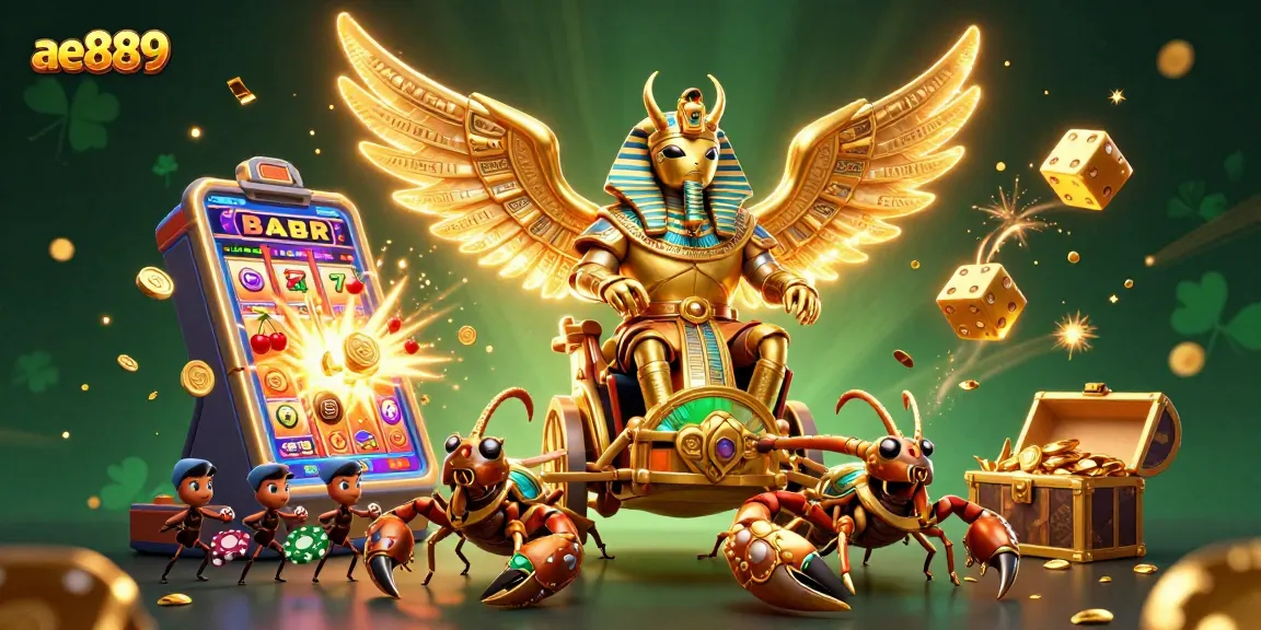 Experience the excitement at ae889 with golden scarab beetles, dynamic games, and huge jackpots!