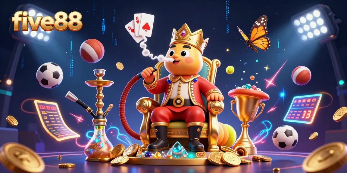 Experience thrilling excitement with the five88 gaming scene, showcasing vibrant sports elements.